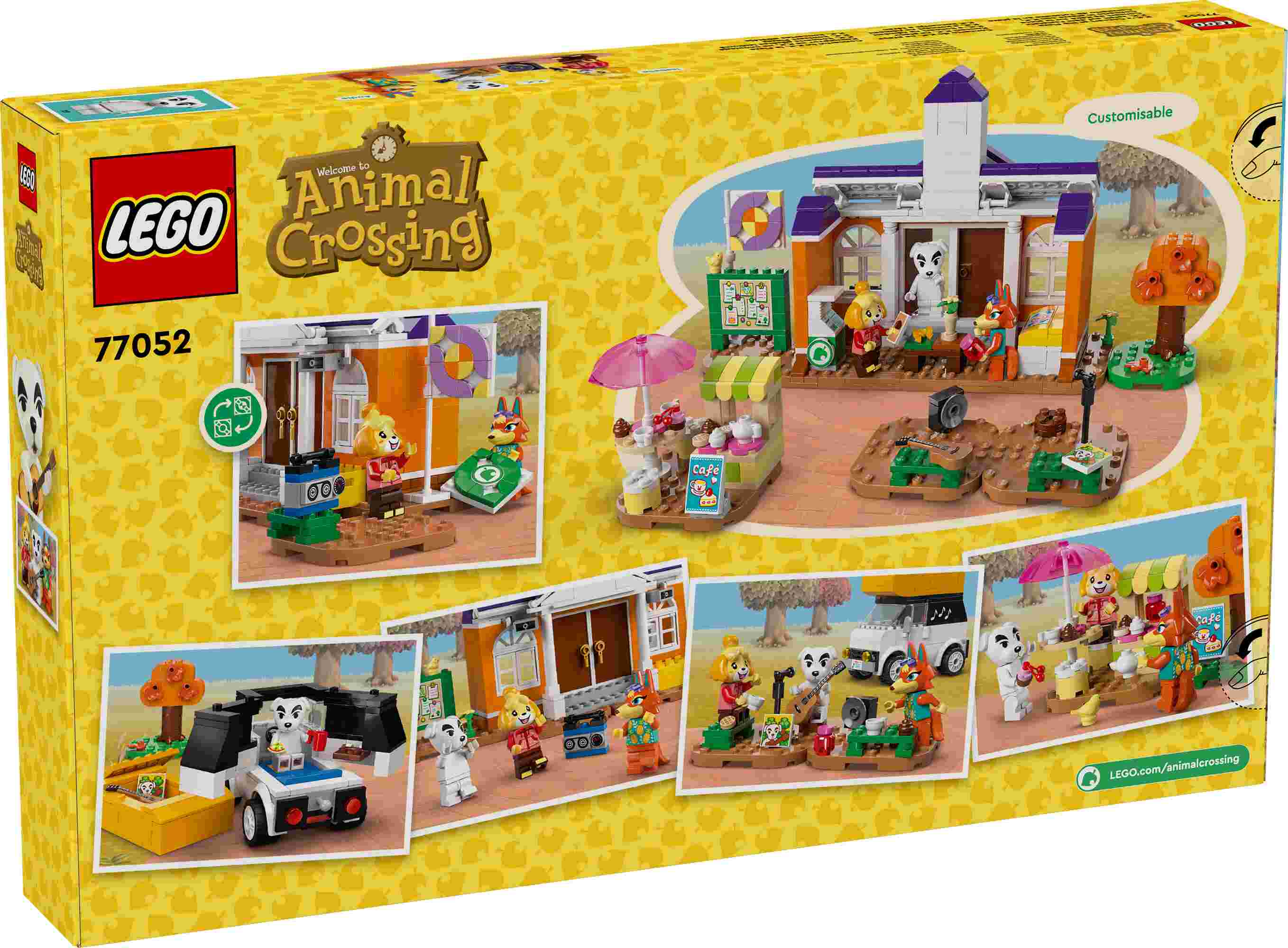 LEGO 77052 Animal Crossing K.K. spielt auf dem Festplatz, 3 Charaktere, Café 