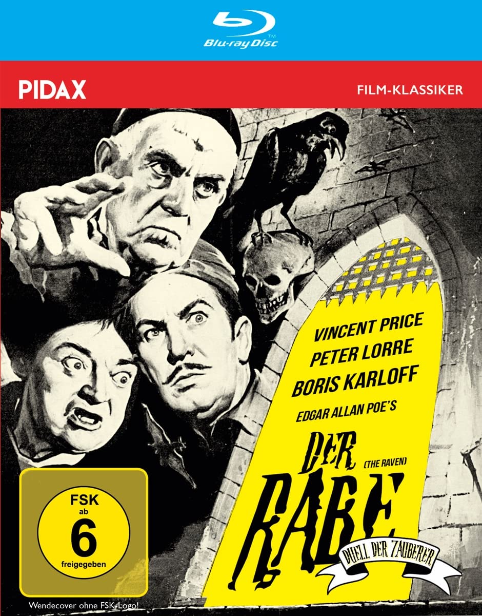 Der Rabe - Duell der Zauberer (The Raven) / Starbesetzter Edgar-Allan-Poe-Film