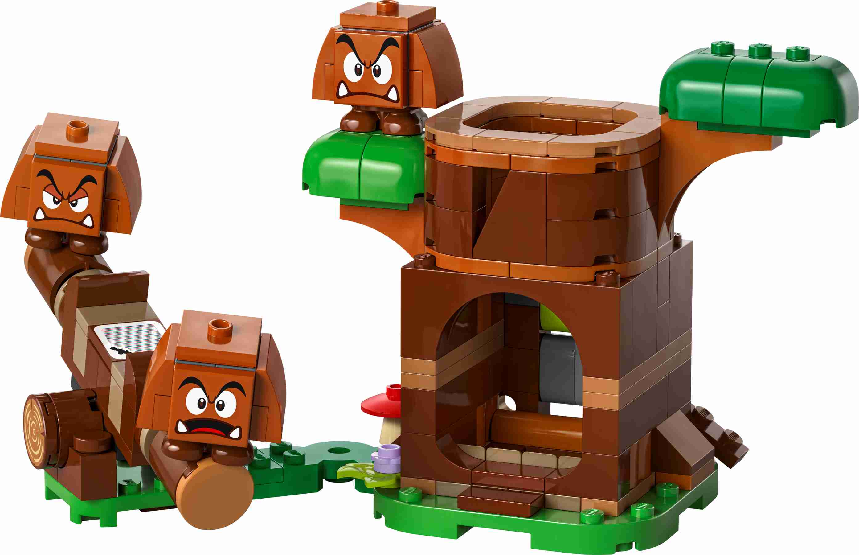 LEGO 71433 Super Mario Gumba-Spielplatz, 3 Gumbas, Abenteuer-Spielzeug