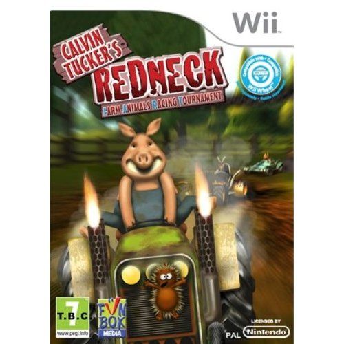 Redneck Racing F.A.R.T. Farm Animal Racing [Nintendo Wii]