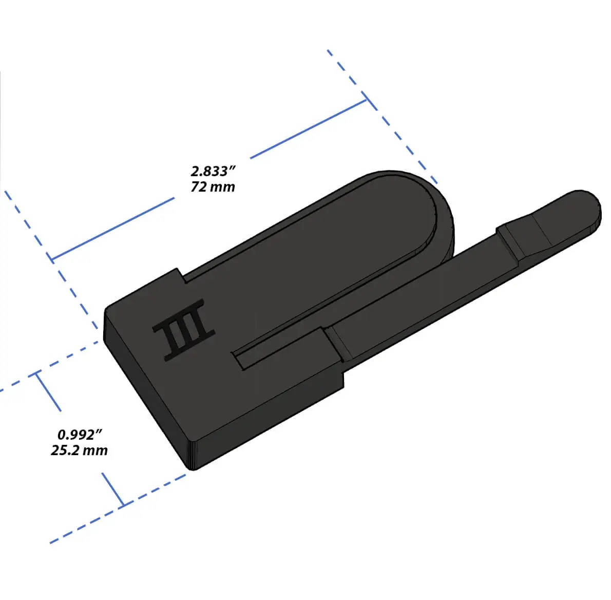 Luma III Snap-2 Holder für  Devilbiss TEKNA (pressure fed) 