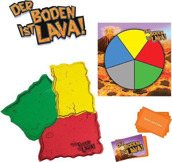 Goliath Der Boden ist Lava, Partyspiel für Drinnen und Draußen