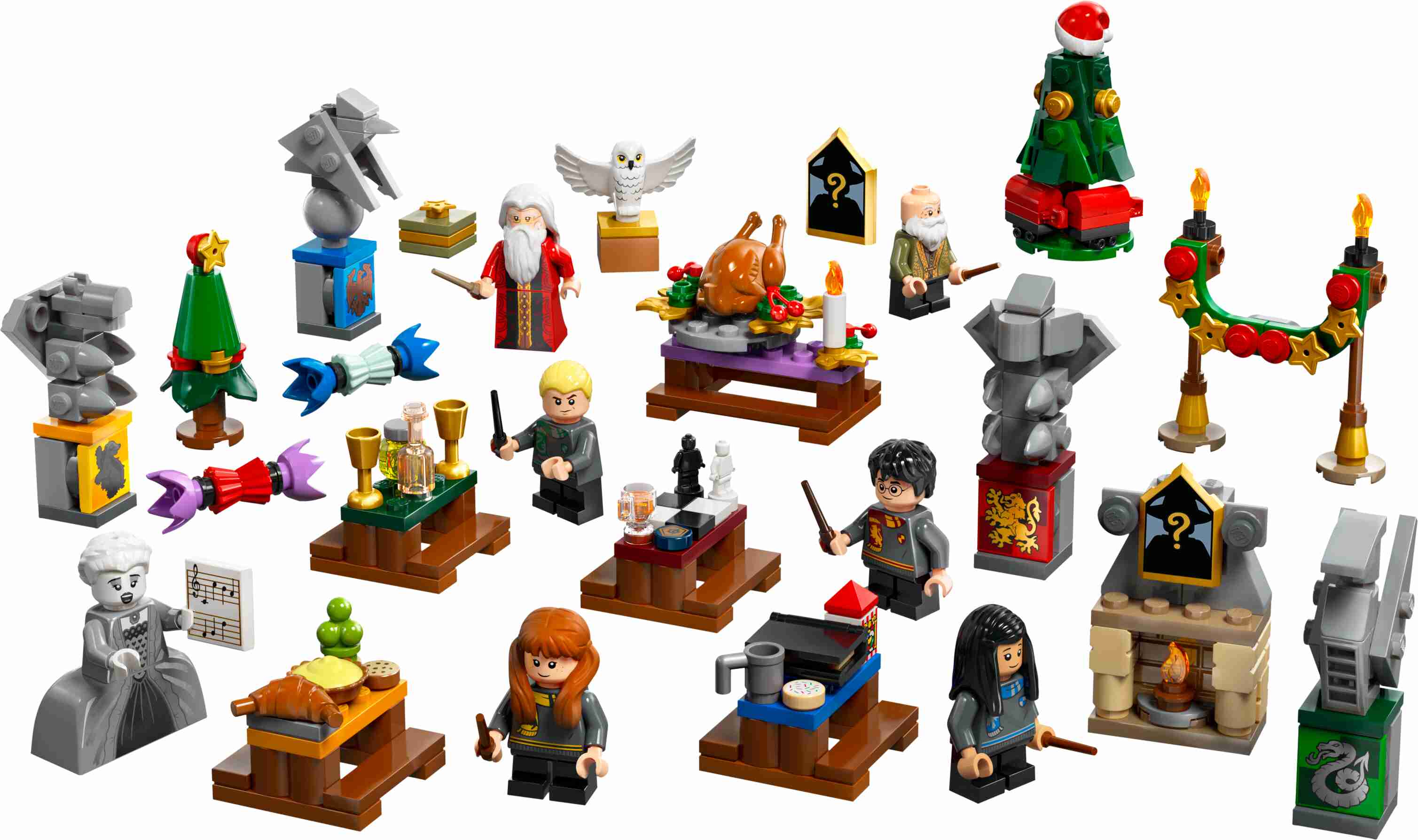 LEGO 76438 Harry Potter Adventskalender 2024, 8 Charaktere, 16 Mini-Modelle