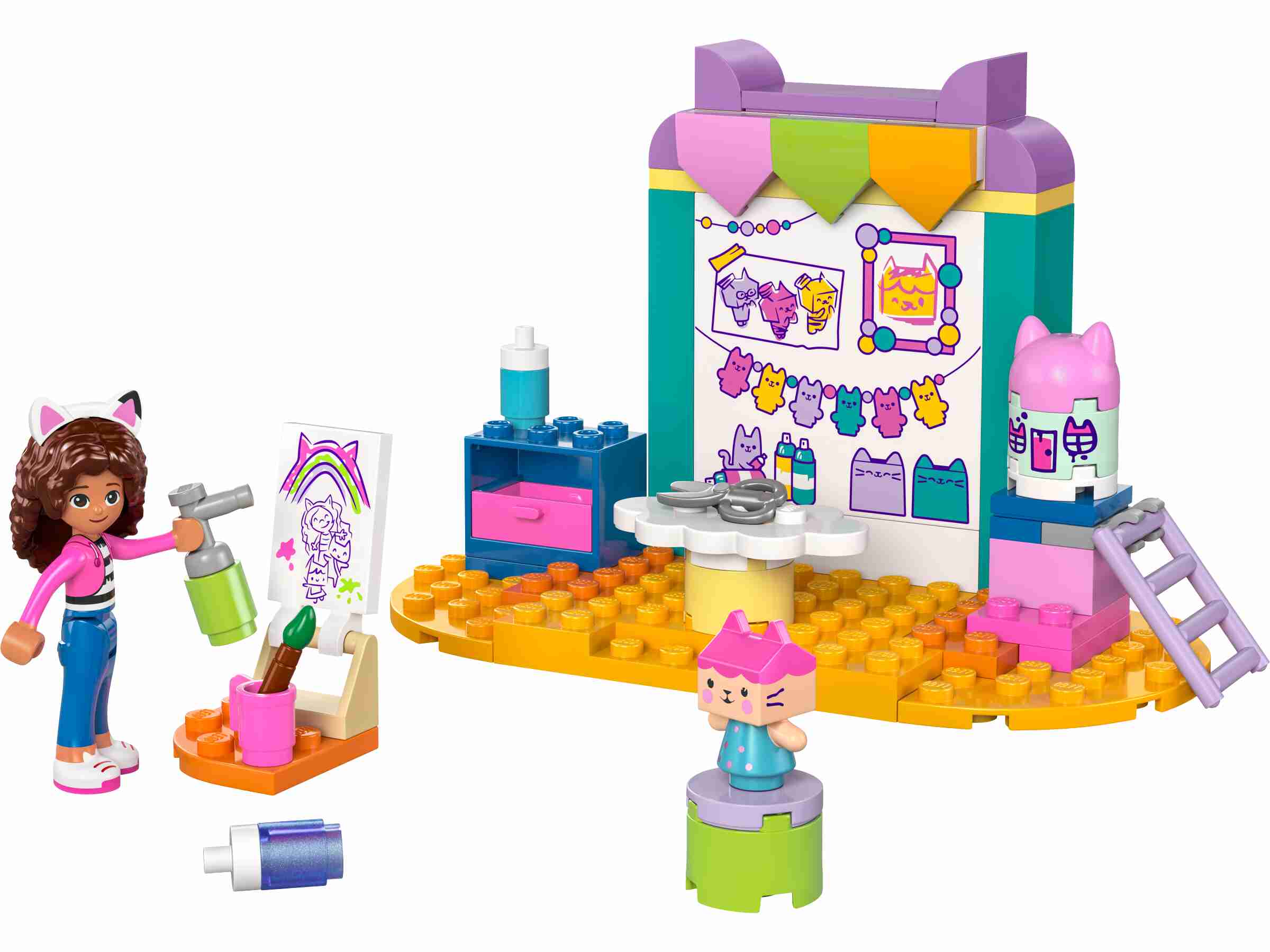 LEGO 10795 Gabby's Dollhouse Bastelspaß mit Baby Box, 2 Figuren