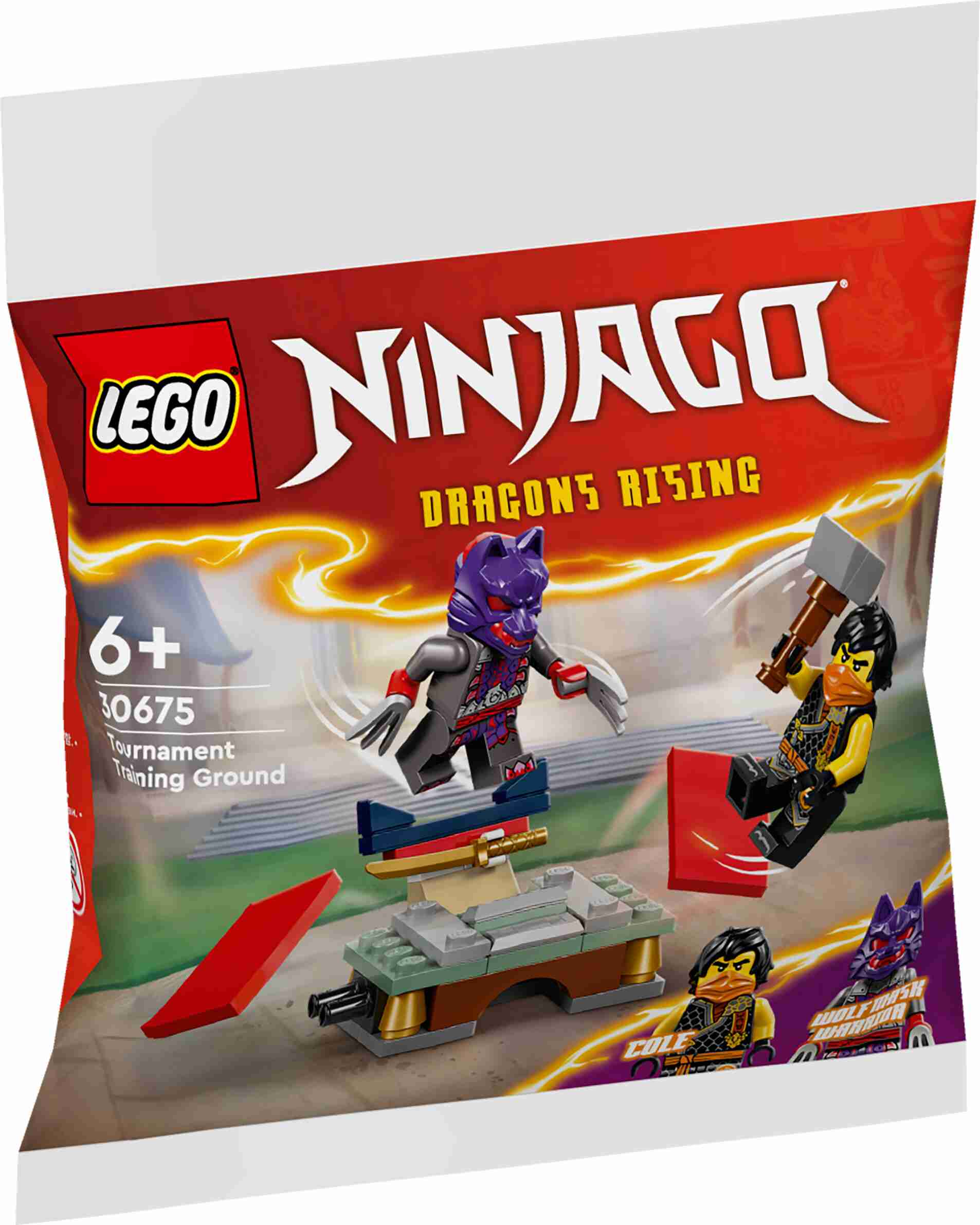 LEGO 30675 Ninjago Turnier-Trainingsgelände, Cole, Wolfsjäger