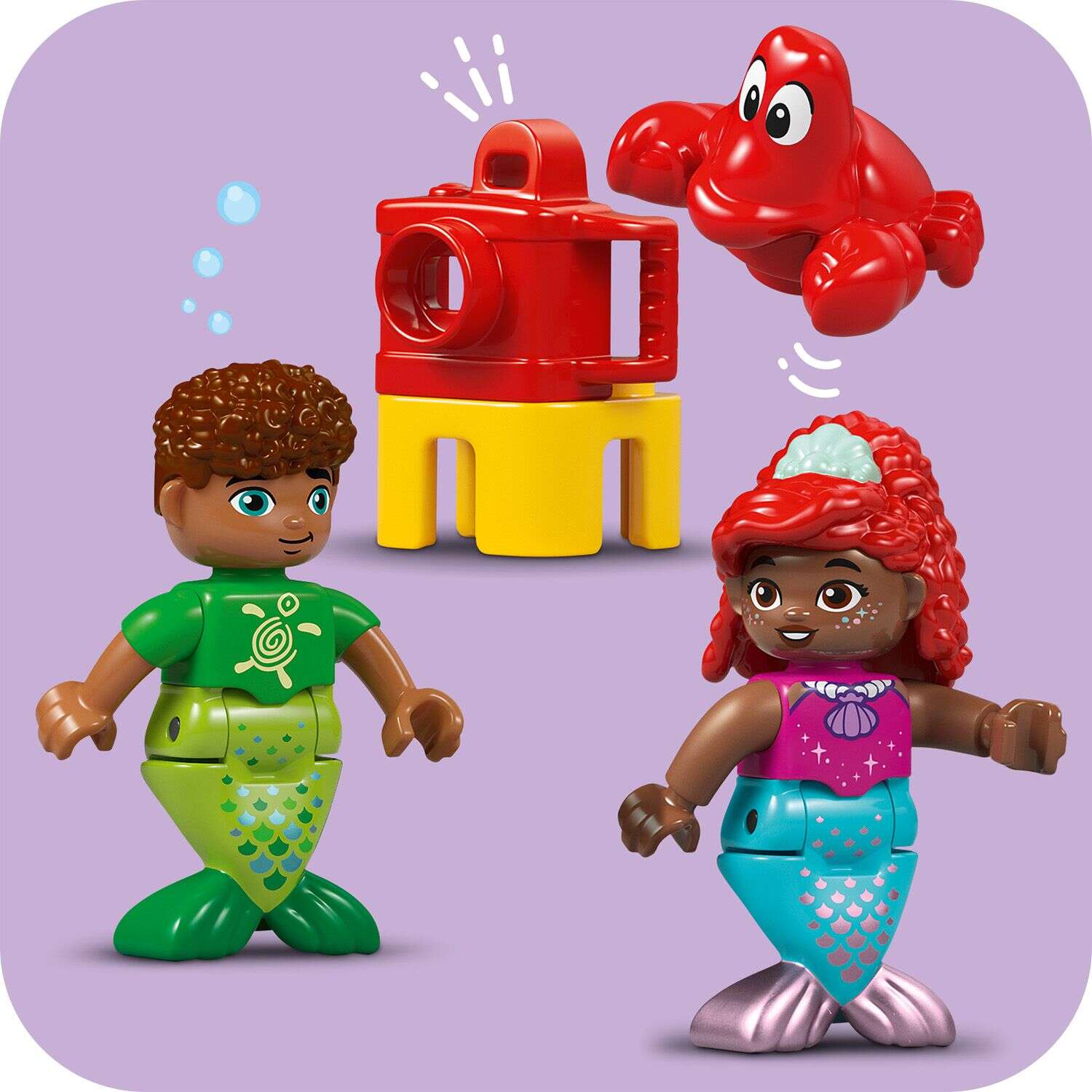 LEGO 10435 DUPLO Arielles magischer Unterwasserpalast, 3 Figuren, viel Zubehör