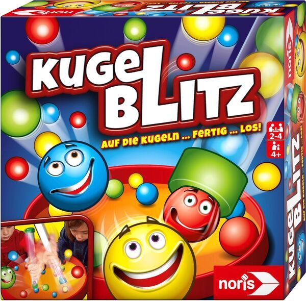 Noris Kugelblitz, das blitzschnelle Actionspiel  ab 4 Jahren