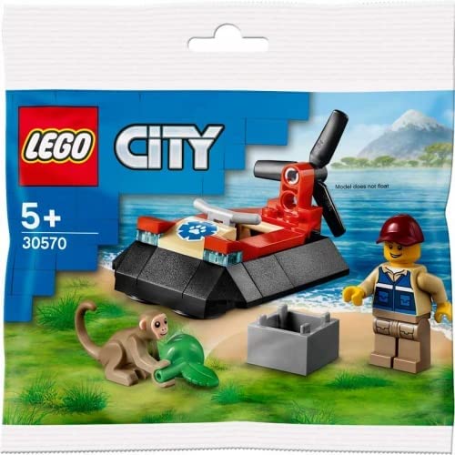 LEGO 60284 City Baustellen-LKW, Lobigo.de: Spielzeug Straßenarbeiter-Minifigur, Ratte