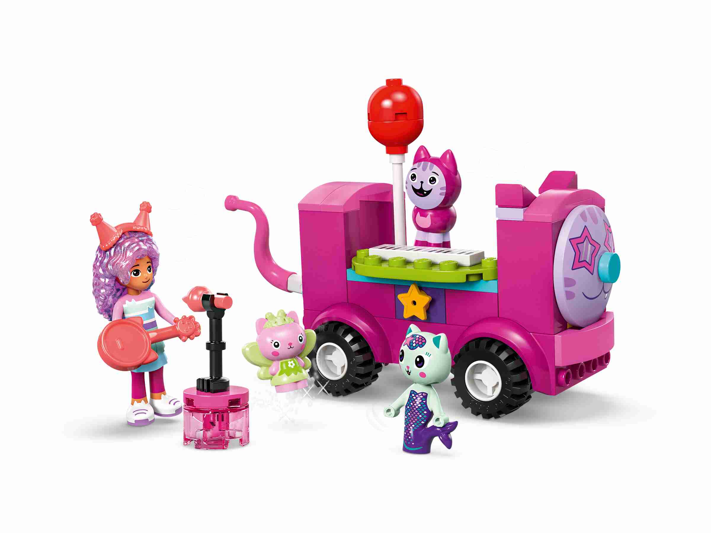 LEGO 10797 Gabby's Dollhouse Gabbys Partyraum, Partybus, Tierfiguren