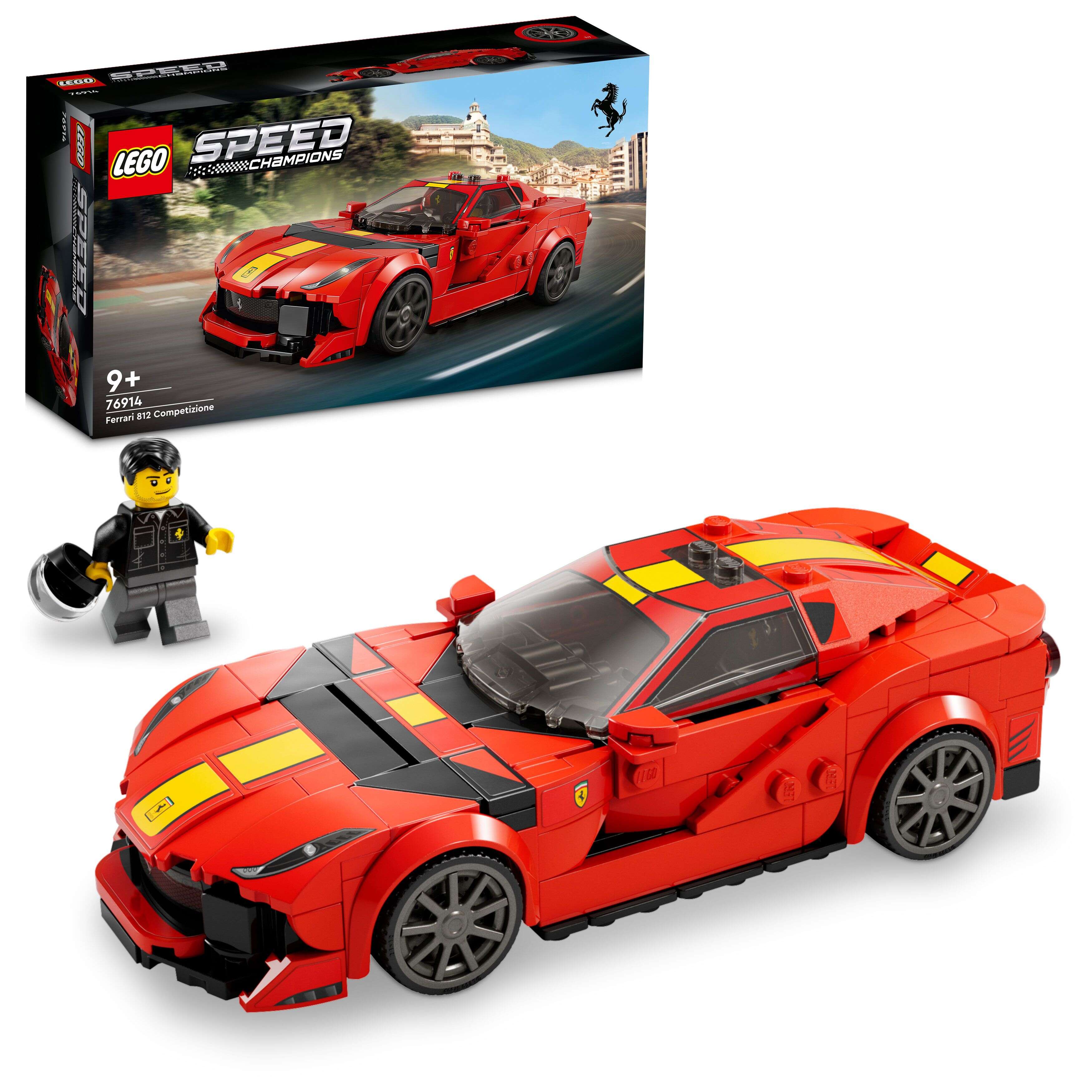 LEGO 76914 Speed Champions Ferrari 812 Competizione, 1 Minifigur