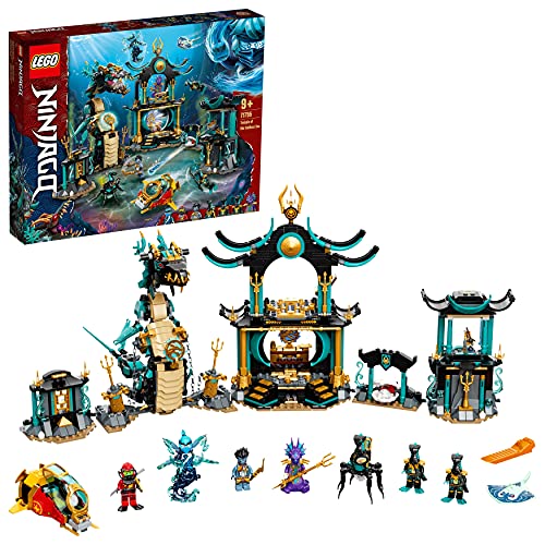 LEGO 71755 NINJAGO Tempel des unendlichen Ozeans, 7 Minifiguren, 2 Amulette