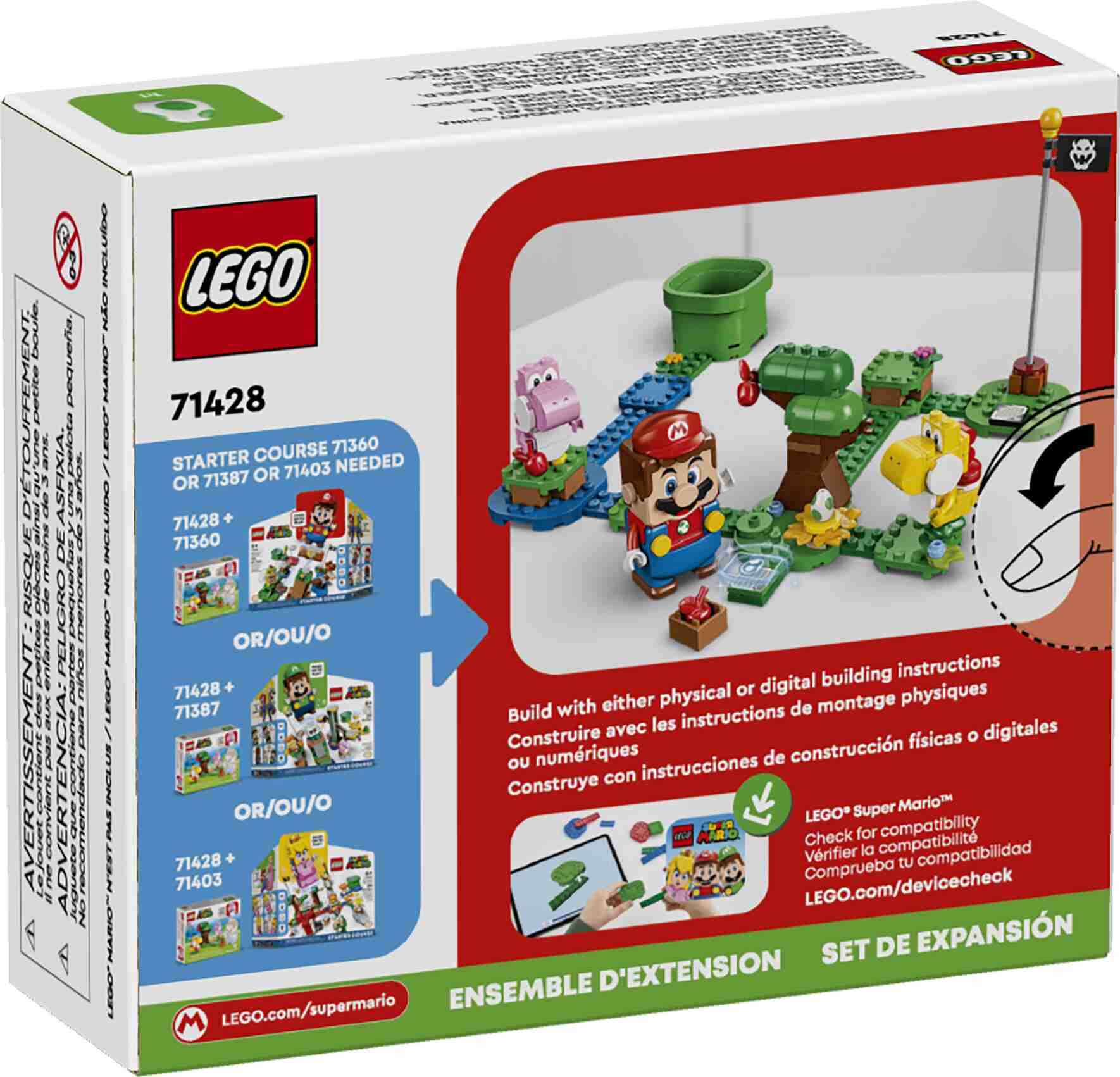 LEGO 71428 Super Mario Yoshis wilder Wald – Erweiterungsset