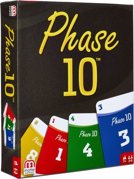 Mattel Games Phase 10 Kartenspiel, Rommé-ähnliches Kartenspiel