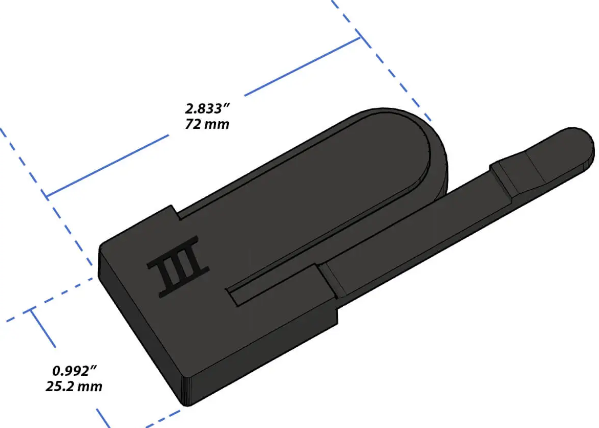 Luma III Snap-2 Mount Holder for Devilbiss Takna GTI Walcom Genesis  Sagola  