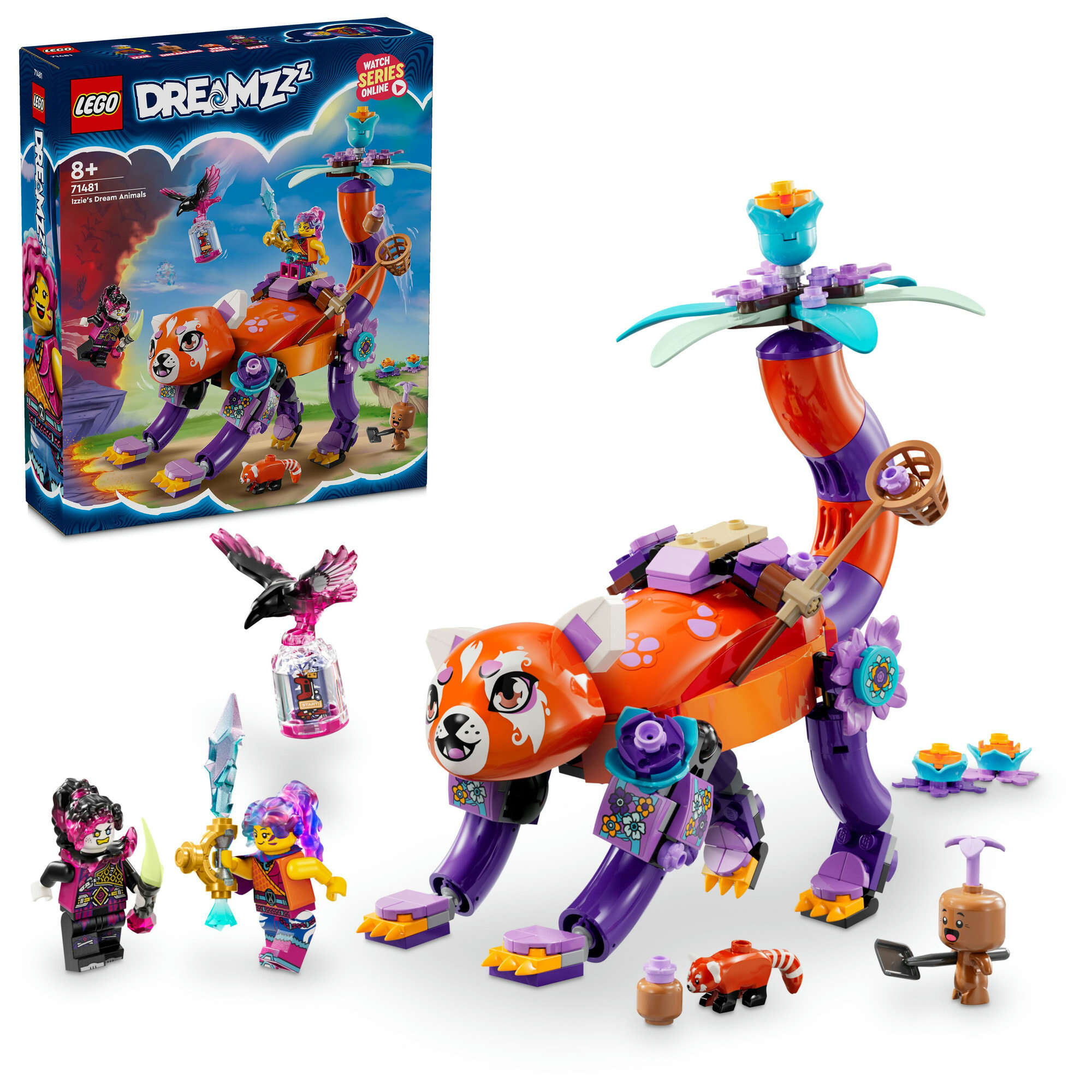 LEGO 71481 DREAMZzz Izzies Traumtiere, 3 Varianten, 2 Minifiguren