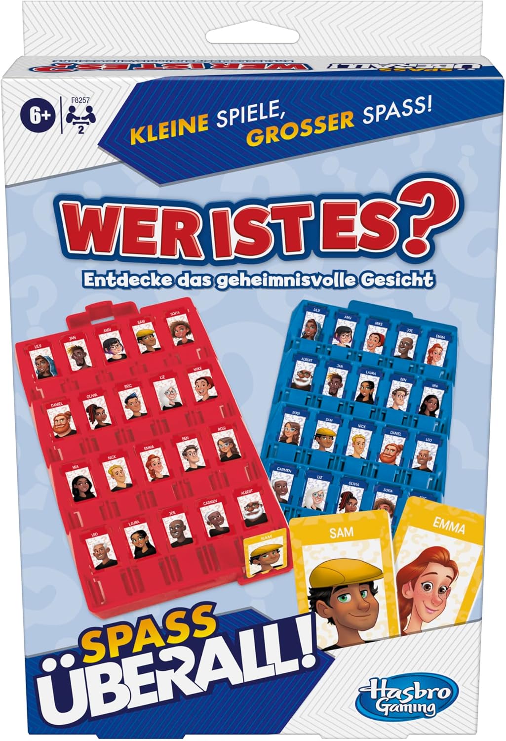 Hasbro Gaming Wer ist es? Kompakte Version, Reisespiel