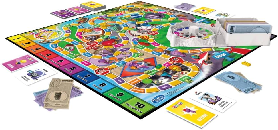 Hasbro Gaming Das Spiel des Lebens, für die ganze Familie, Lebensentscheidungen