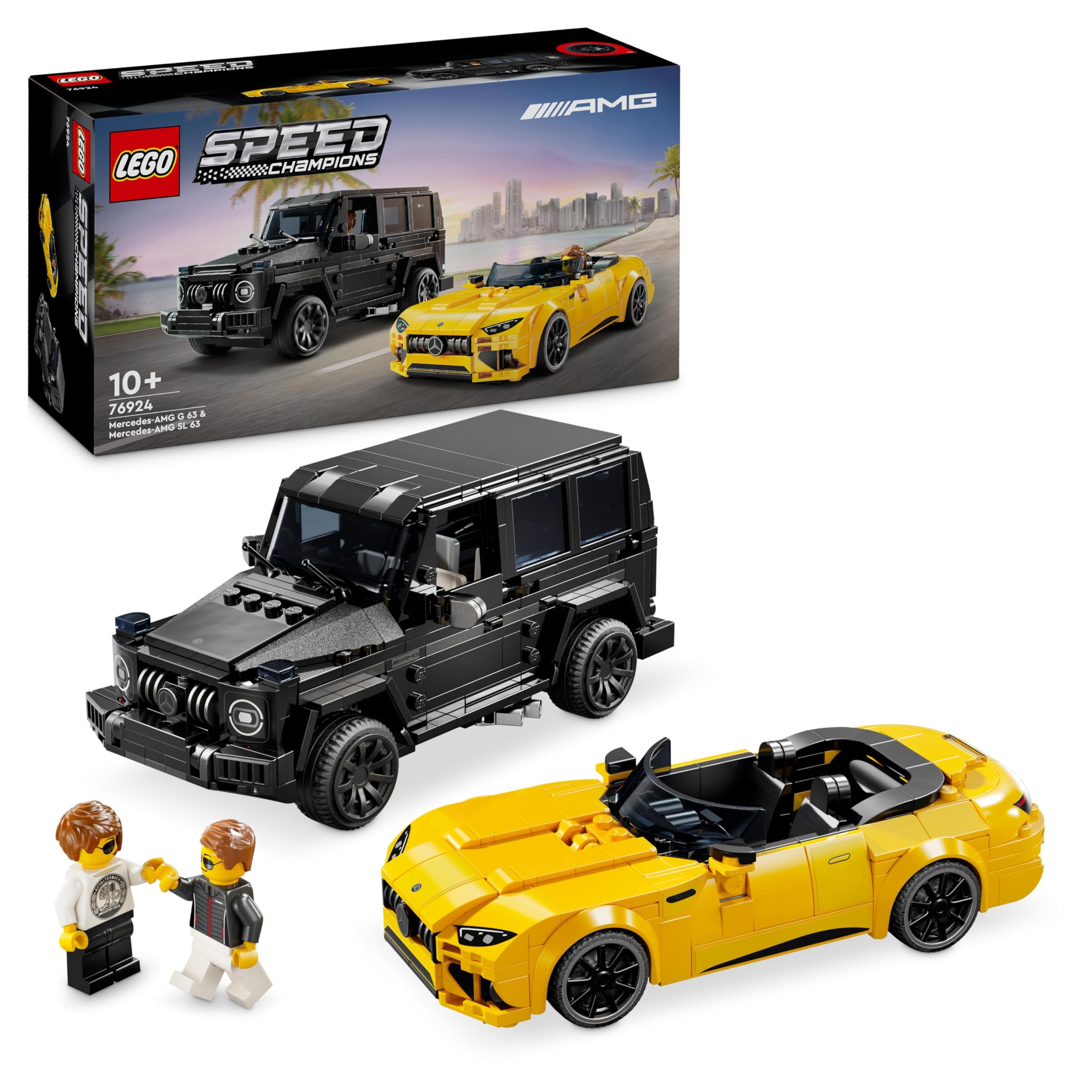 LEGO 76924 Speed Champions Mercedes-AMG G 63 et Mercedes-AMG SL 63