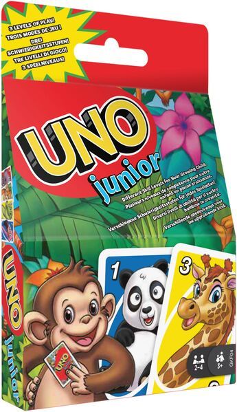 Mattel Games UNO Junior, mehrere Schwierigkeitsgrade