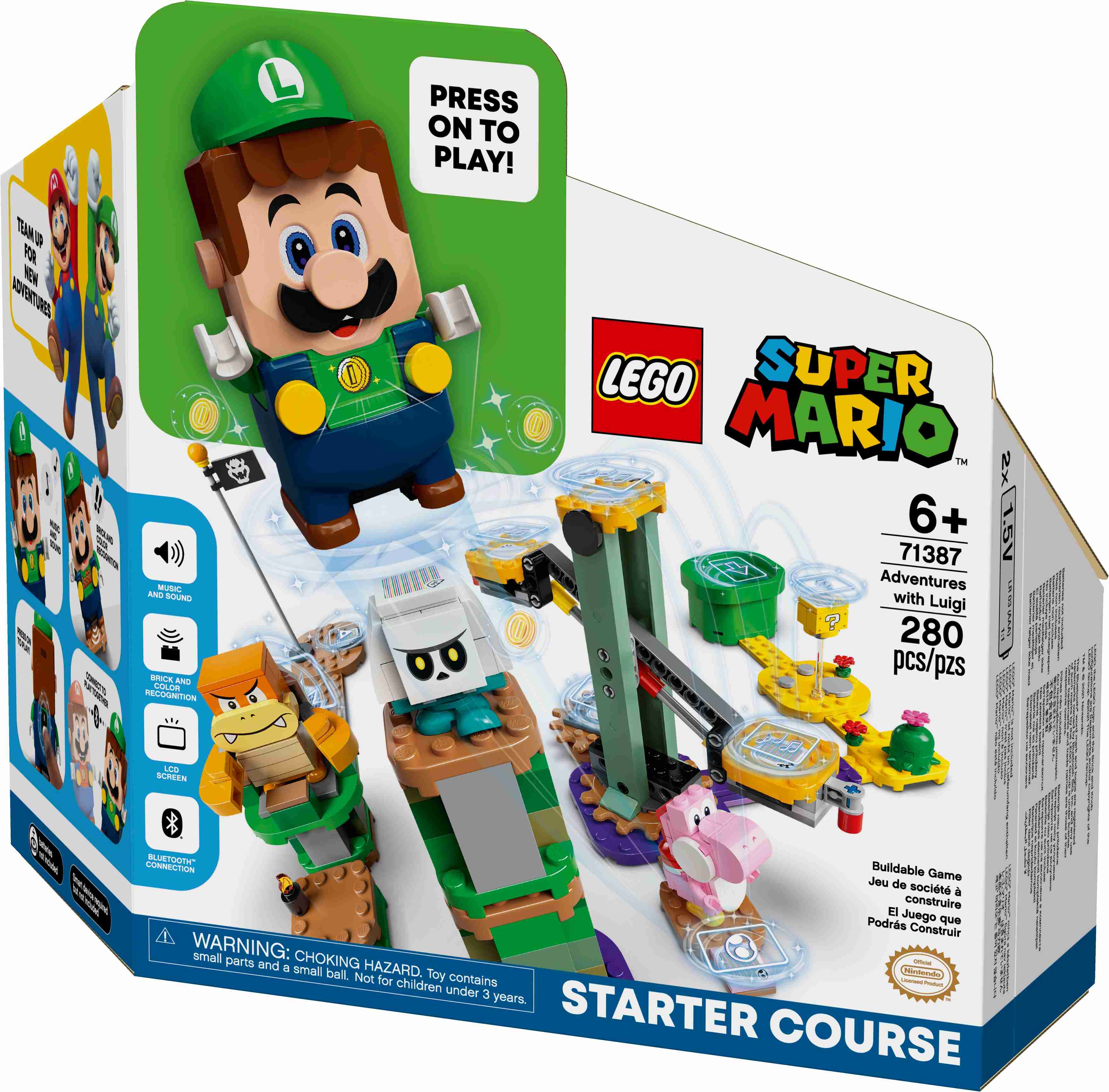 LEGO 71387 Super Mario Adventures Starter Luigi Lobigo.co.uk: Toys Course: with