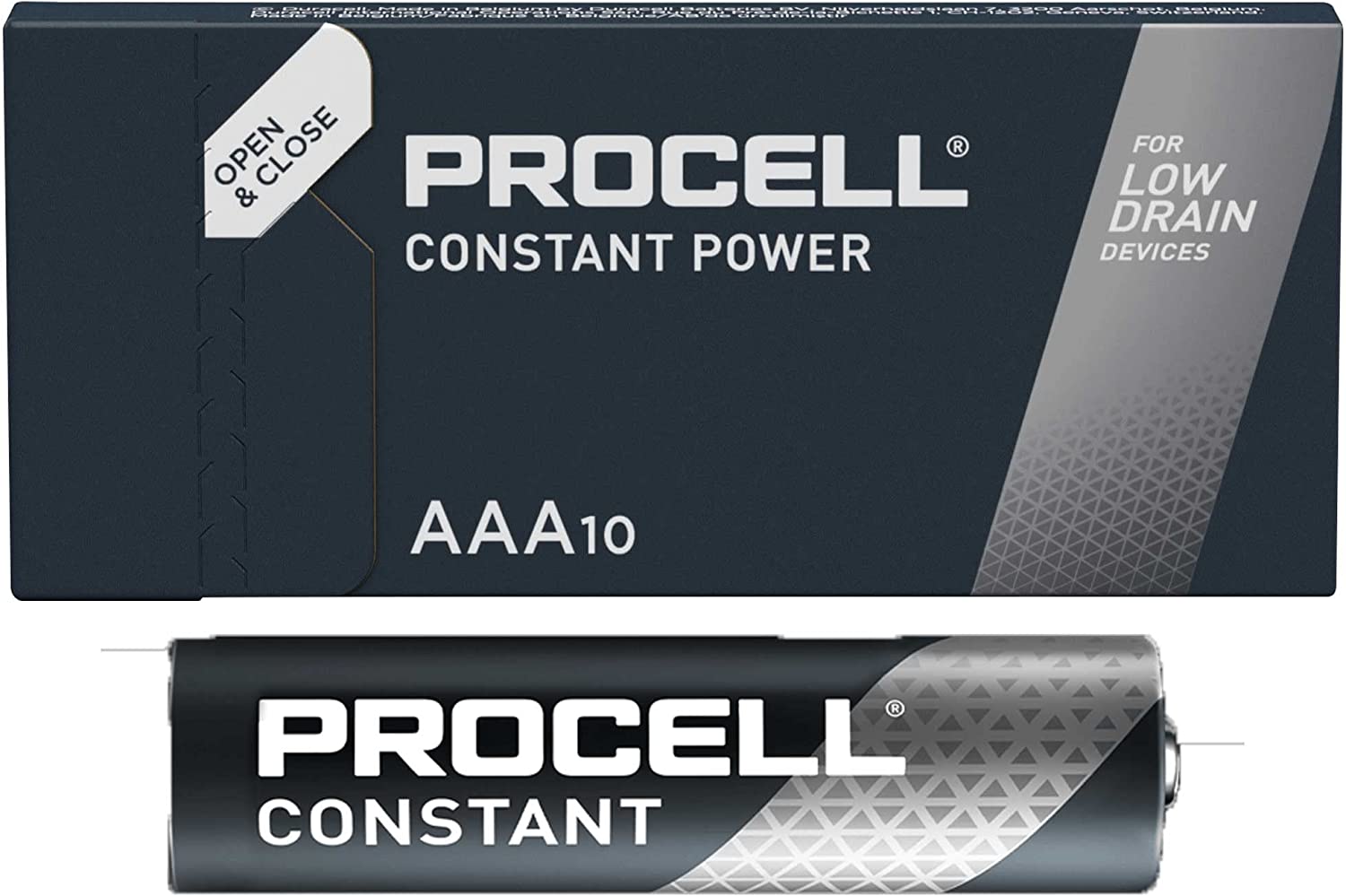 Duracell Procell Constant AAA Micro LR03, 1.5V Batterie, MN2400, 10er-Pack
