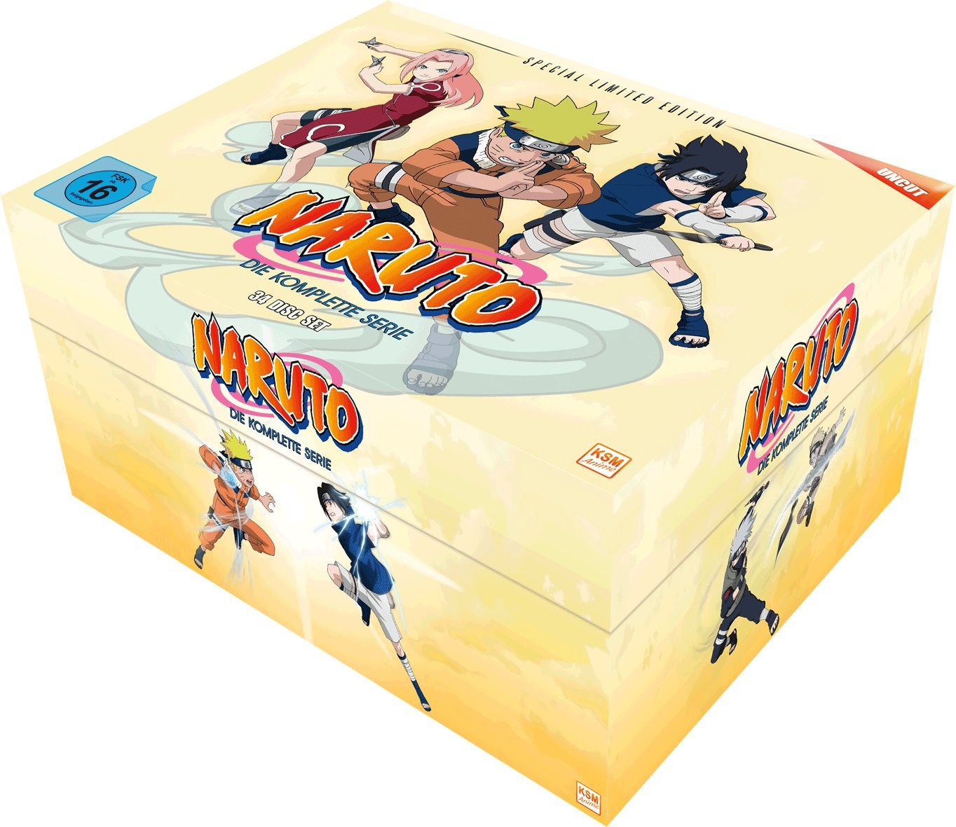 Naruto Box: Special Limited Edition: Staffel 1-9 + 8 Postkarten + Poster