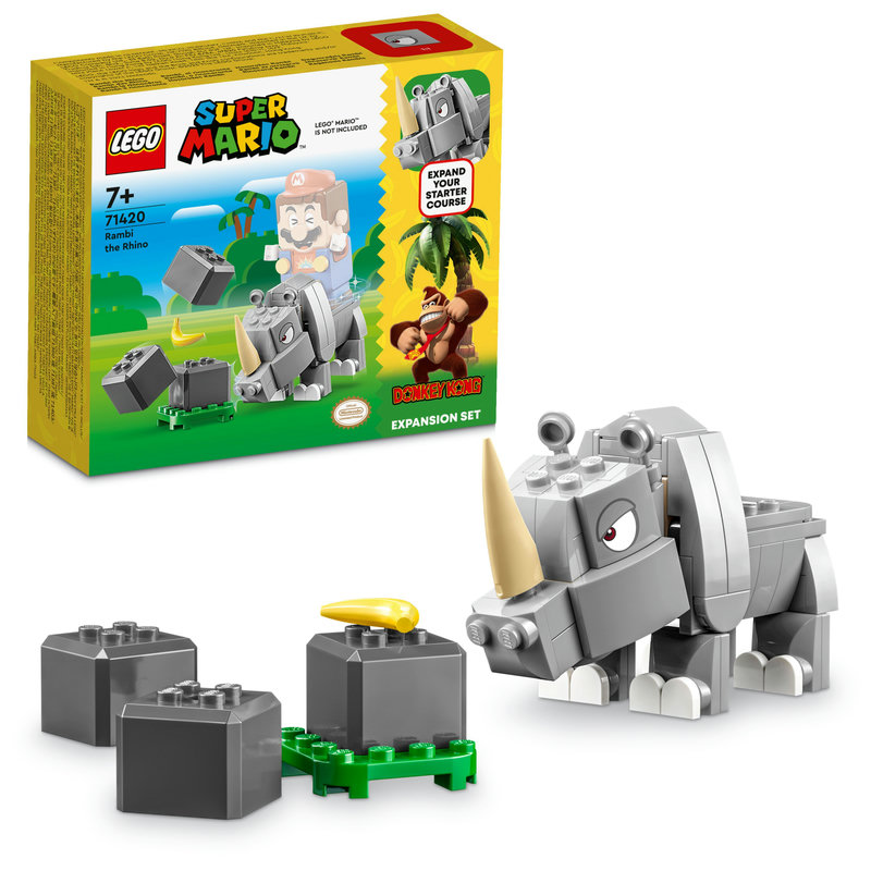 LEGO 71420 Super Mario Rambi das Rhino – Erweiterungsset