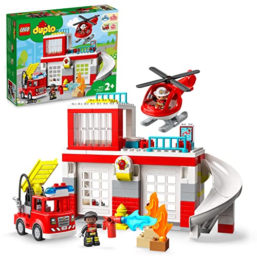 LEGO 10970 DUPLO Feuerwehrwache mit Hubschrauber