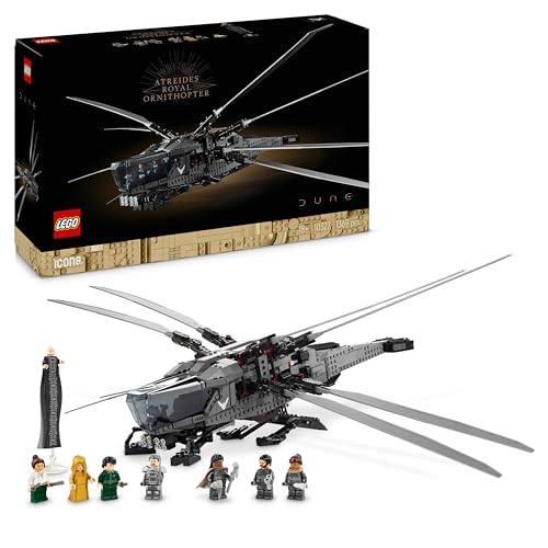 LEGO 10327 Icons Dune Atreides Royal Ornithopter, 8 legendäre Charaktere