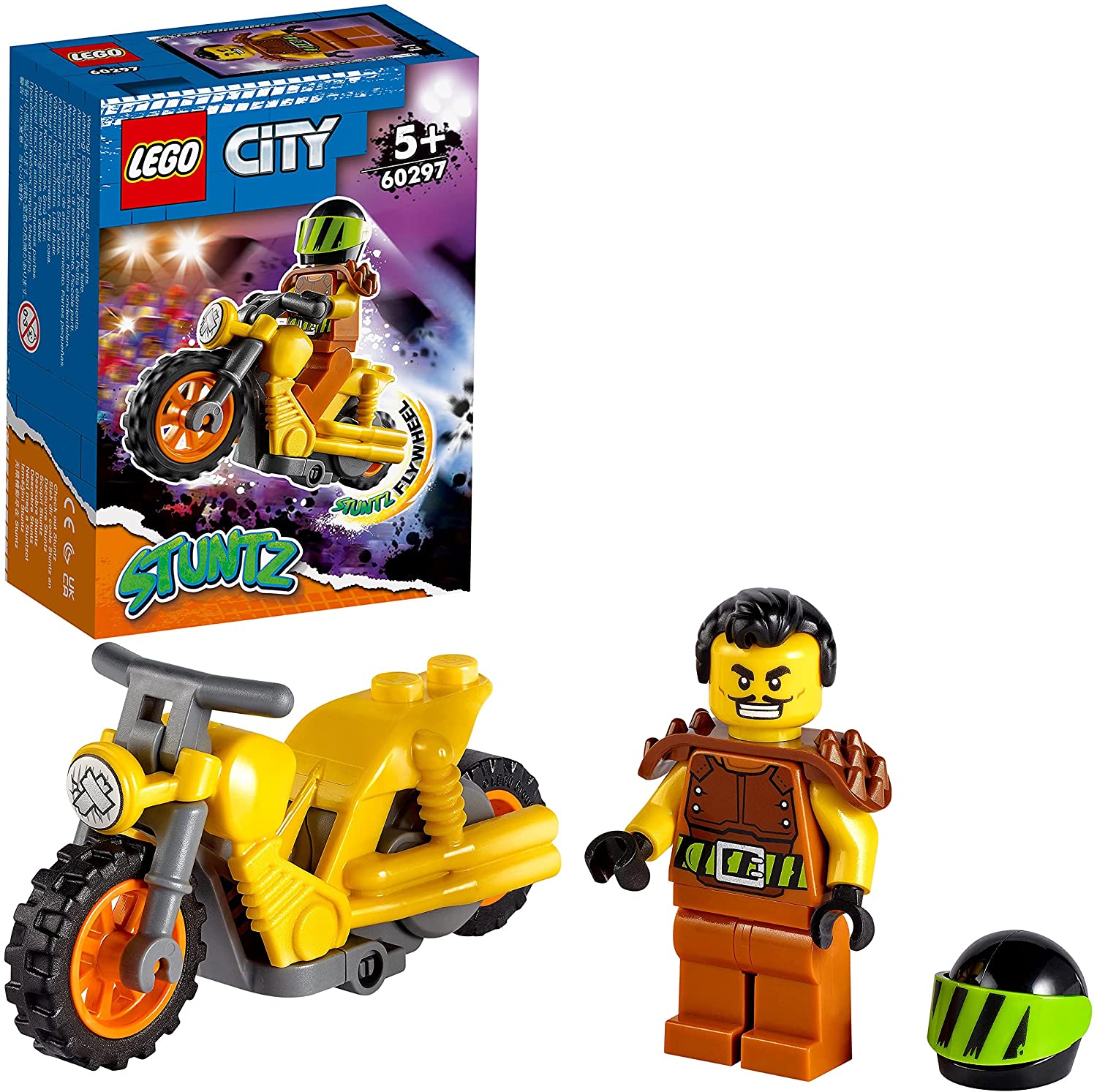 LEGO 60297 City La moto de cascade Démolition, moto de cascade à  rétrofriction: Lobigo.fr: Jouets