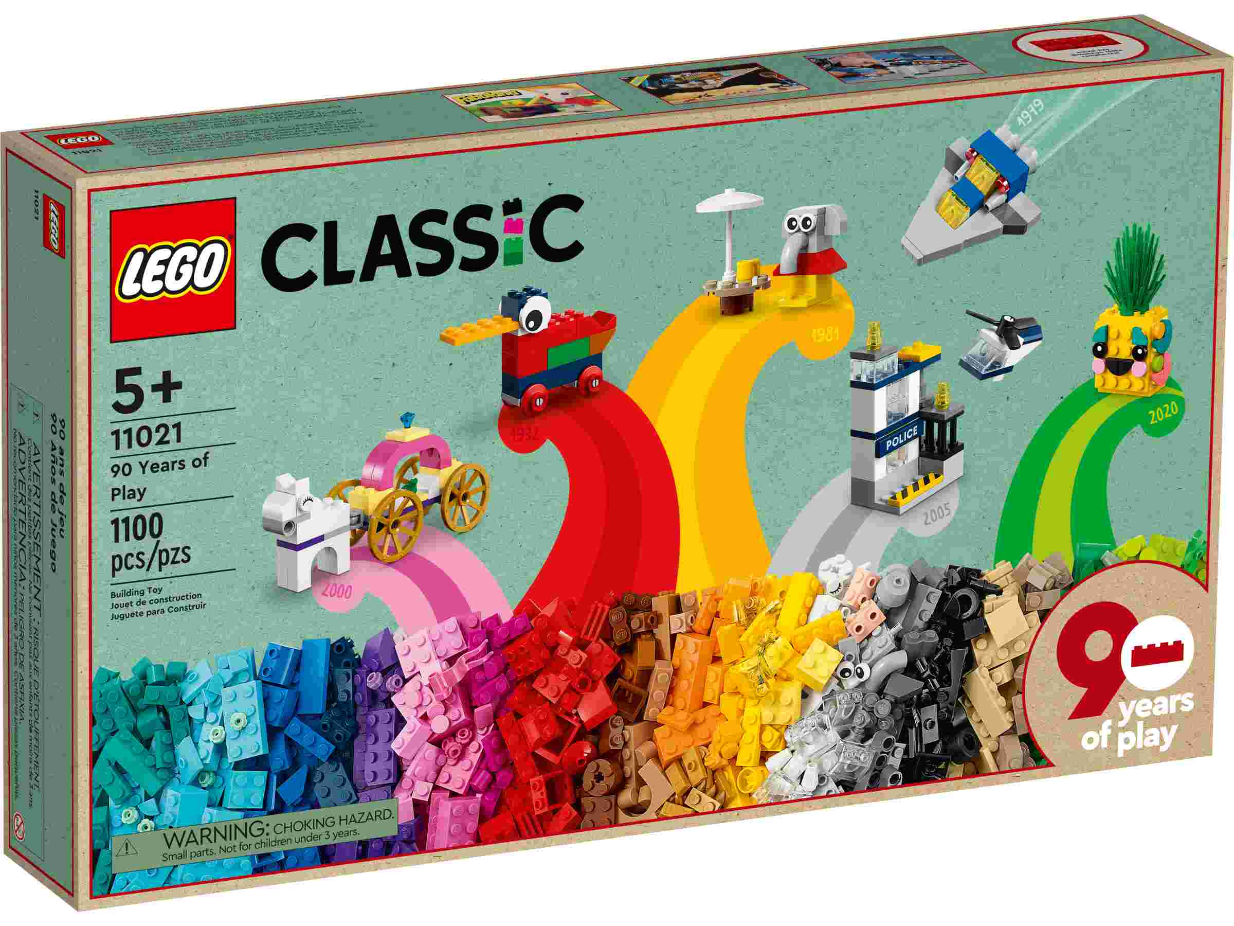 LEGO 11023 Classic La plaque de construction verte, qadrat de 32 x 32  tenons: Lobigo.fr: Jouets