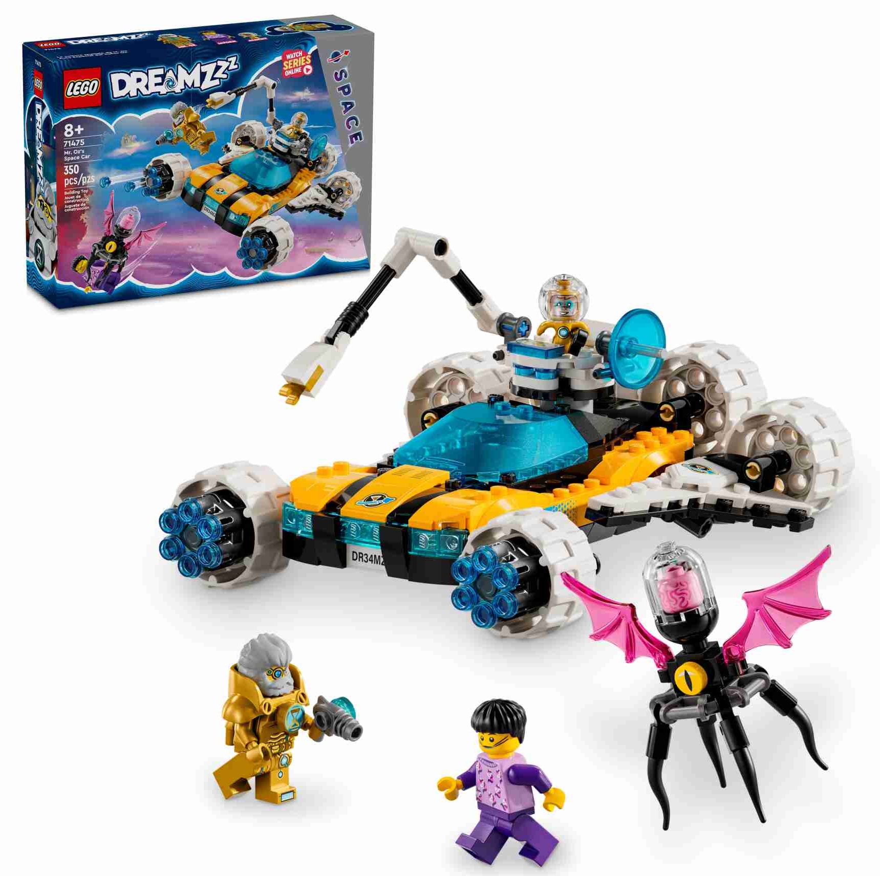 LEGO 71475 DREAMZzz Der Weltraumbuggy von Mr. Oz, 2 Bauoptionen, 2 Minifiguren