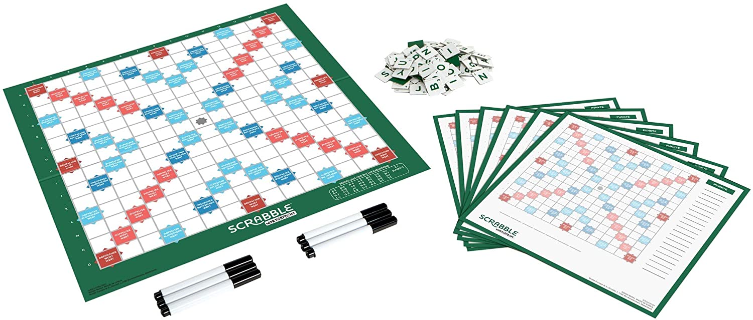 Mattel Games Scrabble Wortgefecht, Kreuzworträtsel, Brettspiel