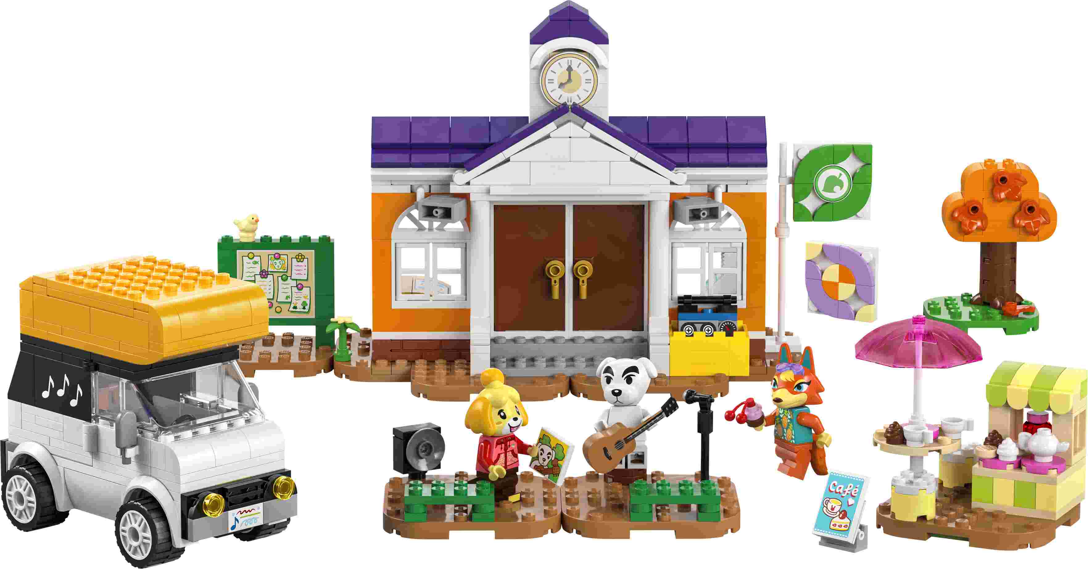 LEGO 77052 Animal Crossing K.K. spielt auf dem Festplatz, 3 Charaktere, Café 