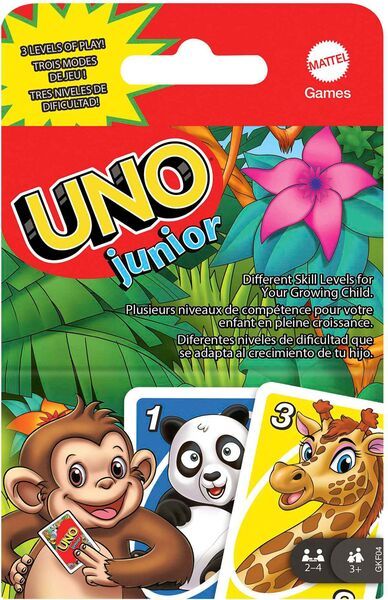 Mattel Games UNO Junior, mehrere Schwierigkeitsgrade