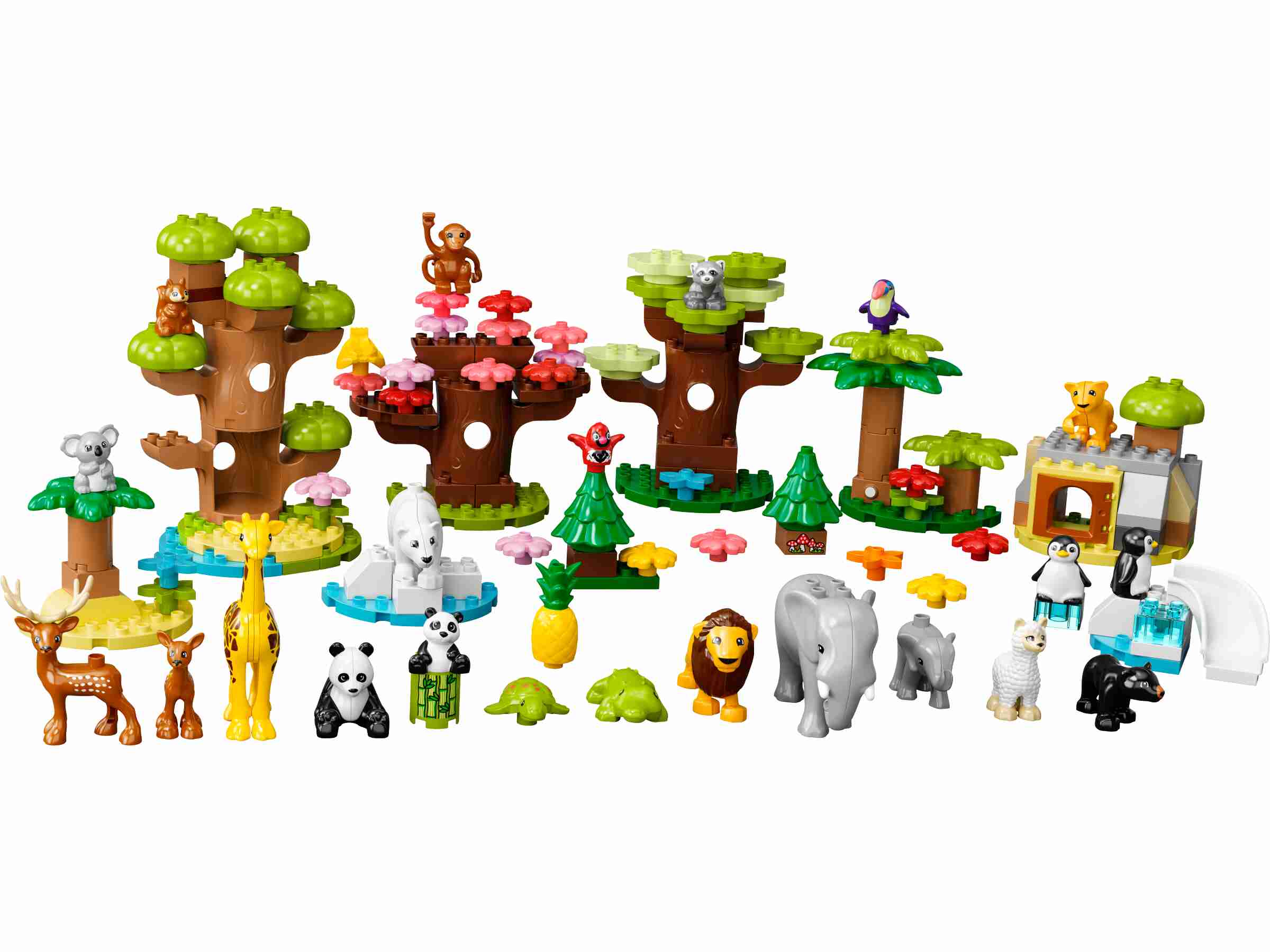 LEGO 10975 DUPLO Wilde Tiere der Welt Zoo Spielzeug mit Sound
