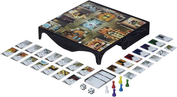 Hasbro Spiele Cluedo Kompakt, Reisespiel, Detektivspiel