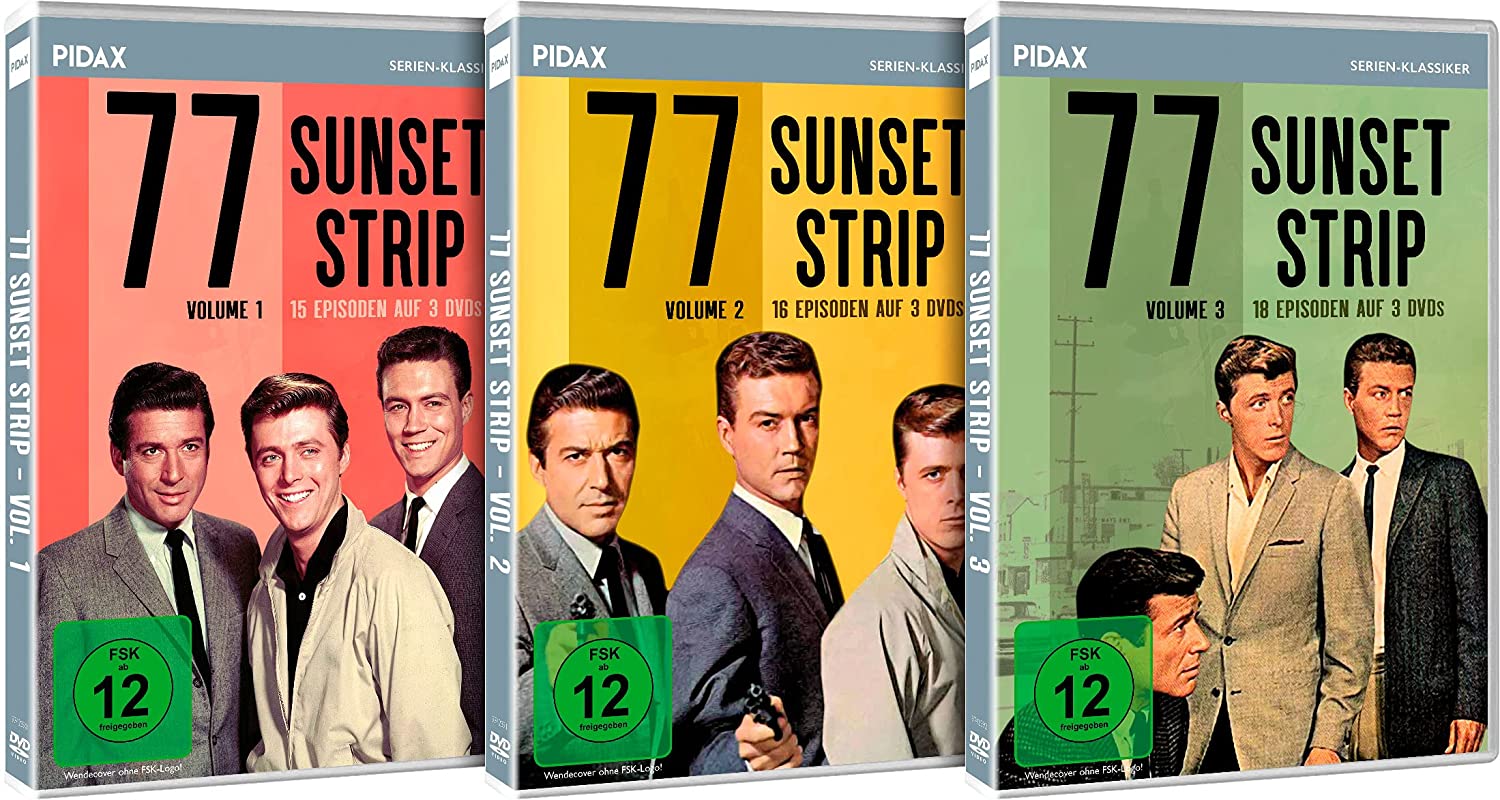 77 Sunset Strip - Gesamtedition - 49 Folgen der Kult-Serie auf 9 DVDs