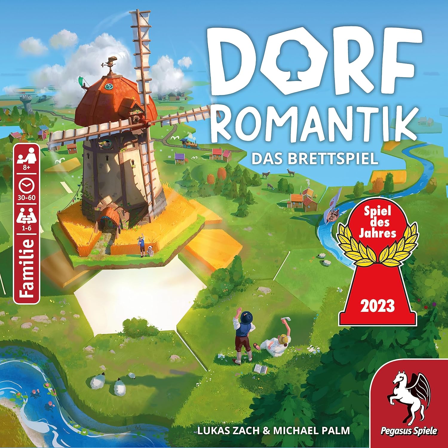 Pegasus Spiele Dorfromantik - Das Brettspiel, Spiel des Jahres 2023