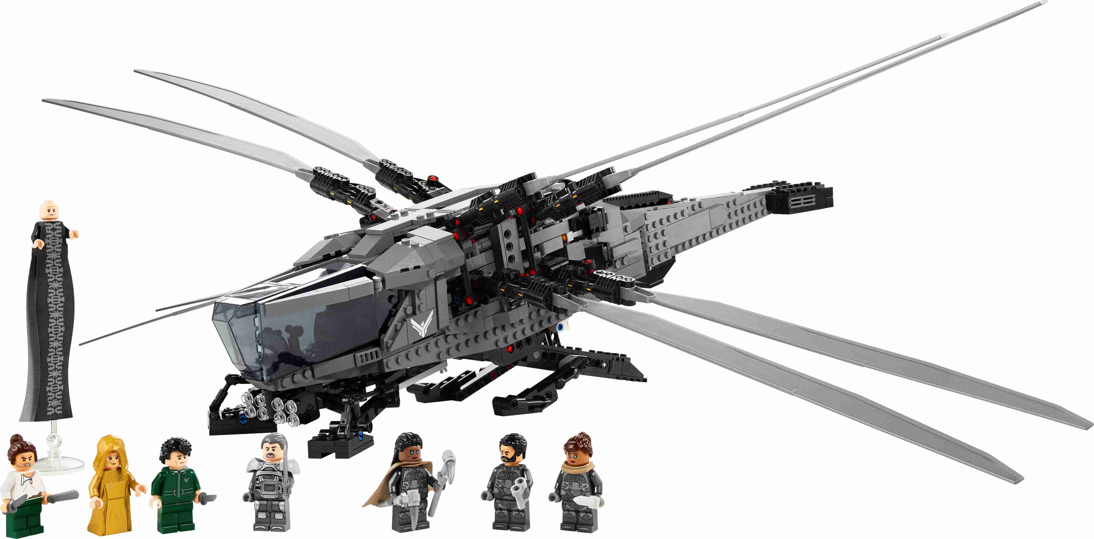 LEGO 10327 Icons Dune Atreides Royal Ornithopter, 8 legendäre Charaktere