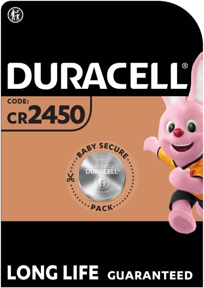 Duracell Specialty CR2450, 6V Lithium-Knopfzelle Batterie, DL2450,, 1er-Pack