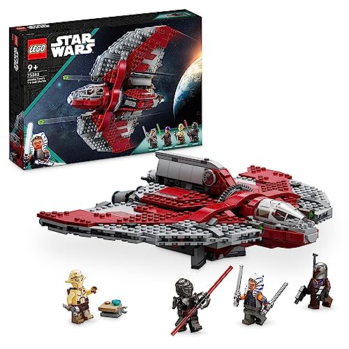 LEGO 75362 Star Wars Ahsoka Tanos T-6 Jedi Shuttle, 4 Minifiguren