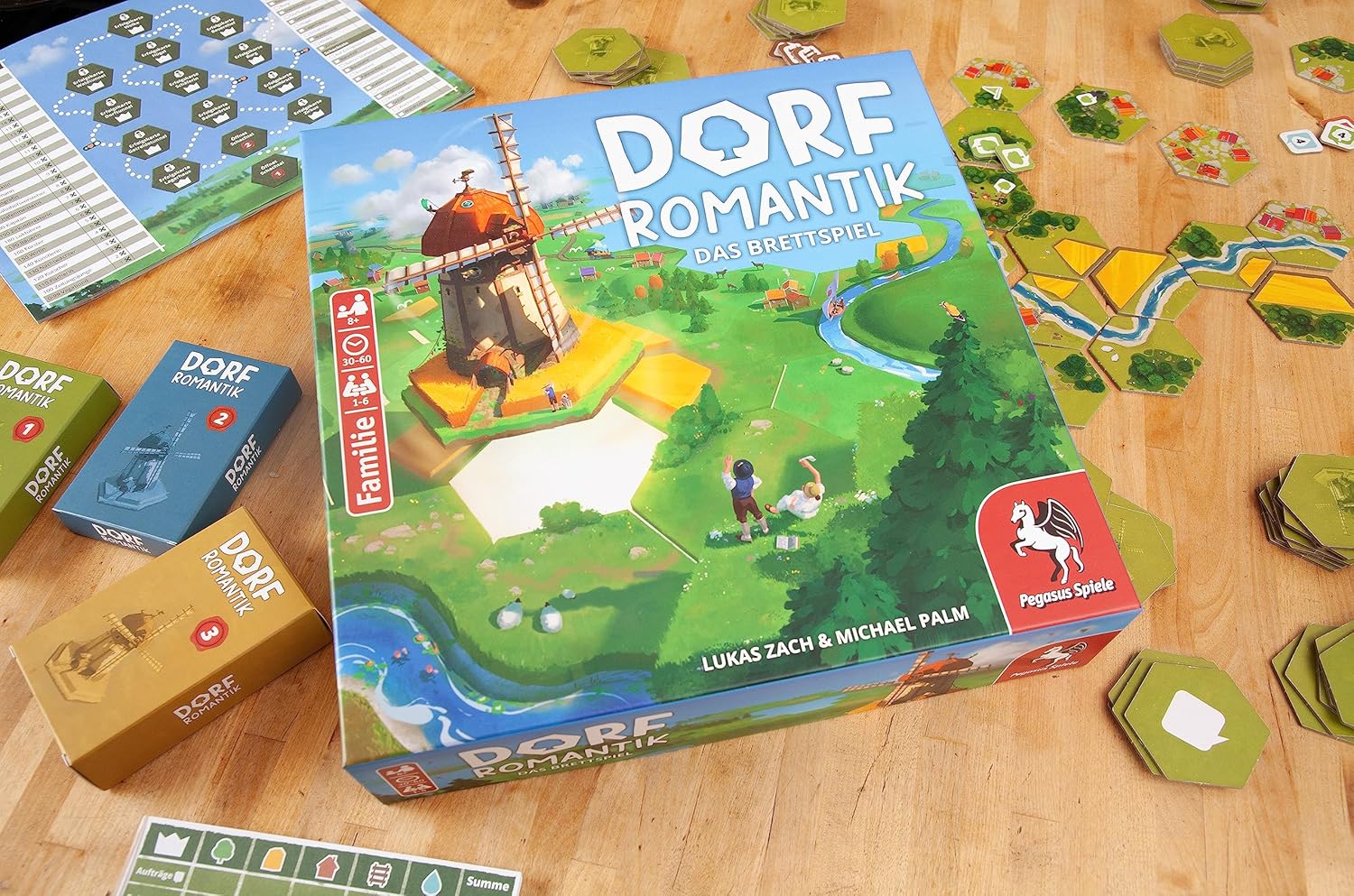 Pegasus Spiele Dorfromantik - Das Brettspiel, Spiel des Jahres 2023