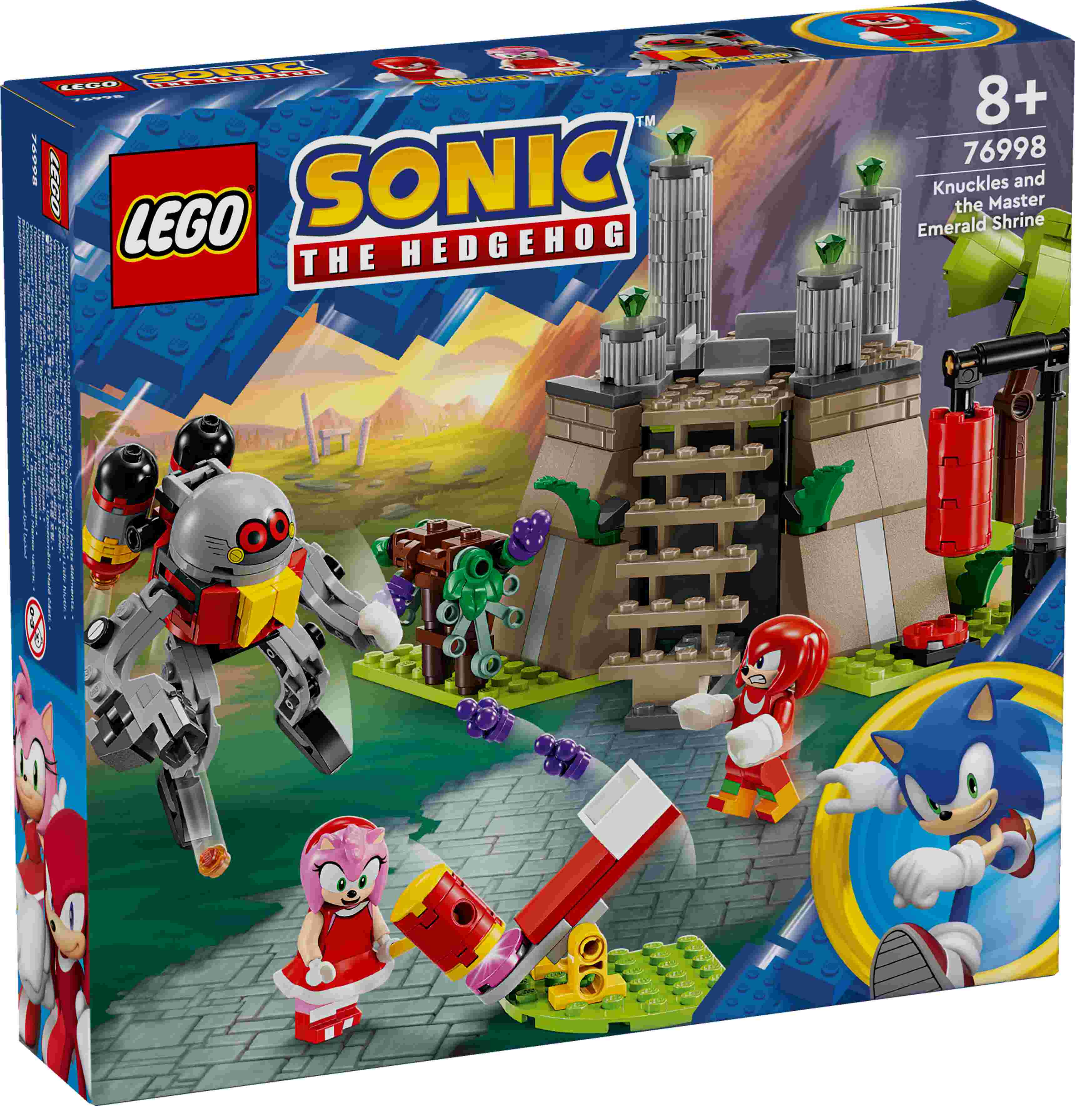 LEGO 76998 Sonic Knuckles und der Schrein des Master Emerald, 4 Charaktere