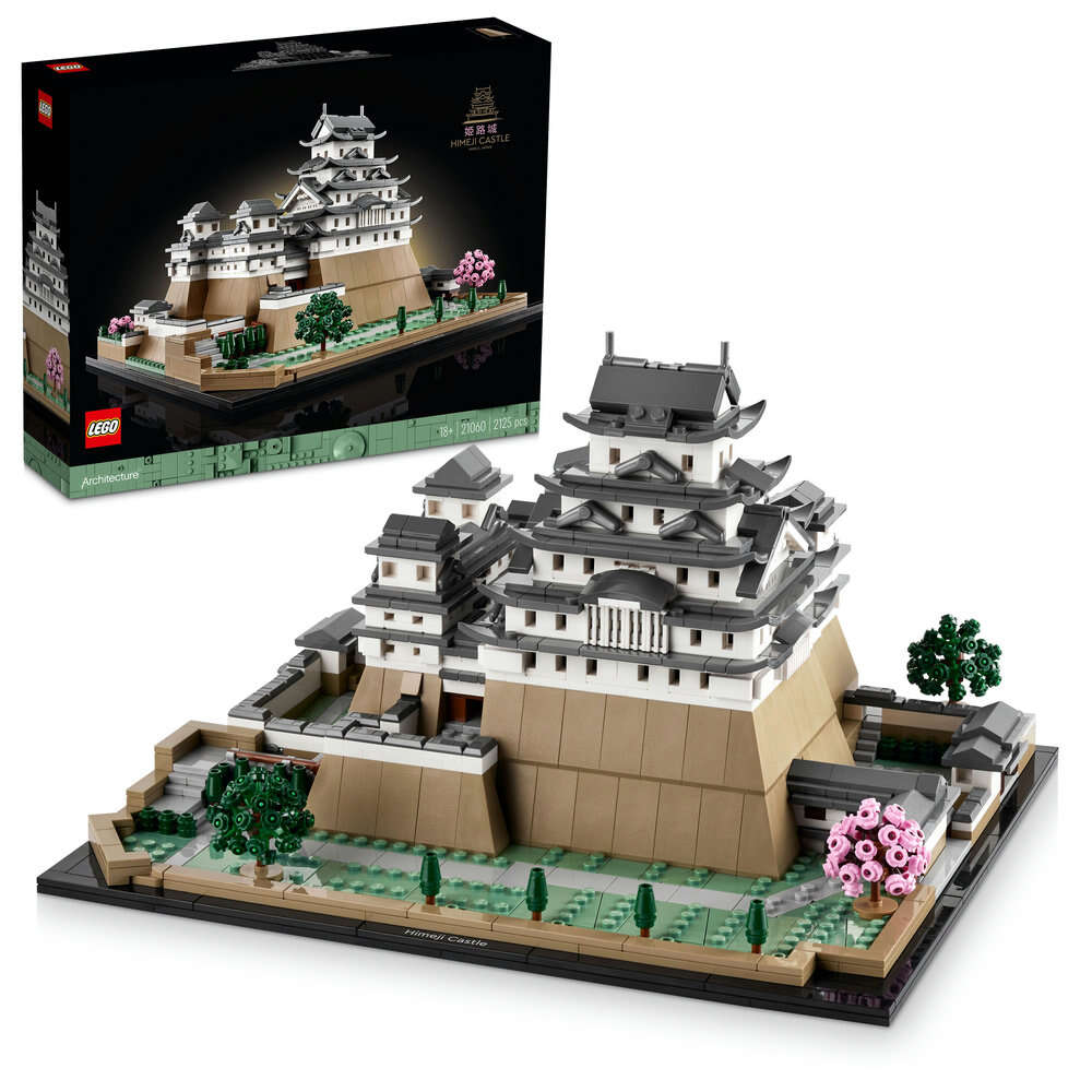 LEGO 21060 Architecture Burg Himeji, authentische Details