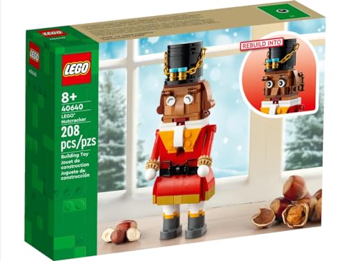 LEGO 40640 Nussknacker, bewegliche Arme, aufklappbarer Mund