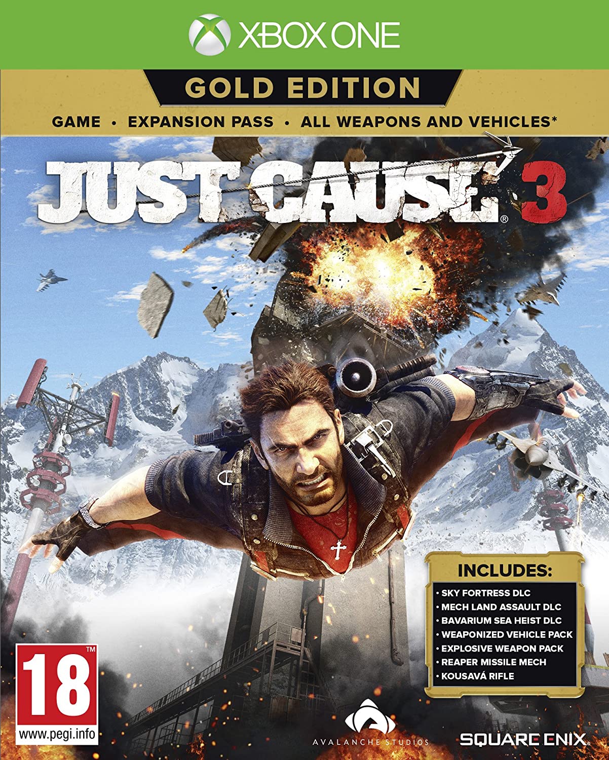 Just Cause 3 Gold Edition + Expansion Pass + Waffen [Xbox One]