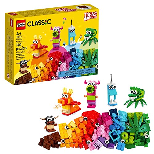 LEGO 11017 Classic Creative Monsters, 5 toy monster build ideas:  Lobigo.co.uk: Toys