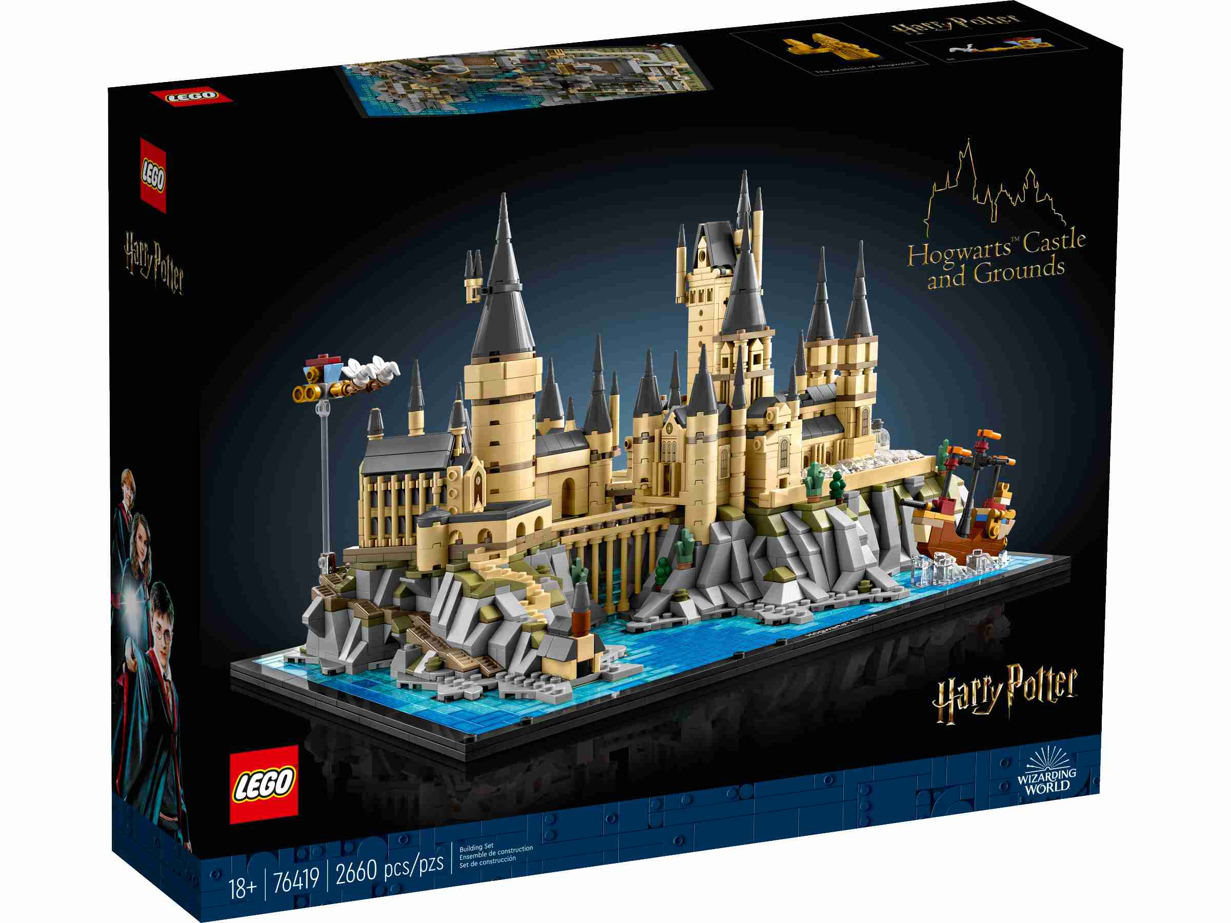 LEGO 76419 Harry Potter Schloss Hogwarts mit Schlossgelände, Maßstabsgetreu