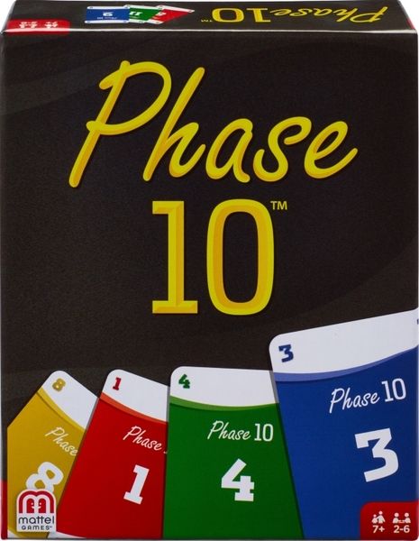 Mattel Games Phase 10 Kartenspiel, Rommé-ähnliches Kartenspiel